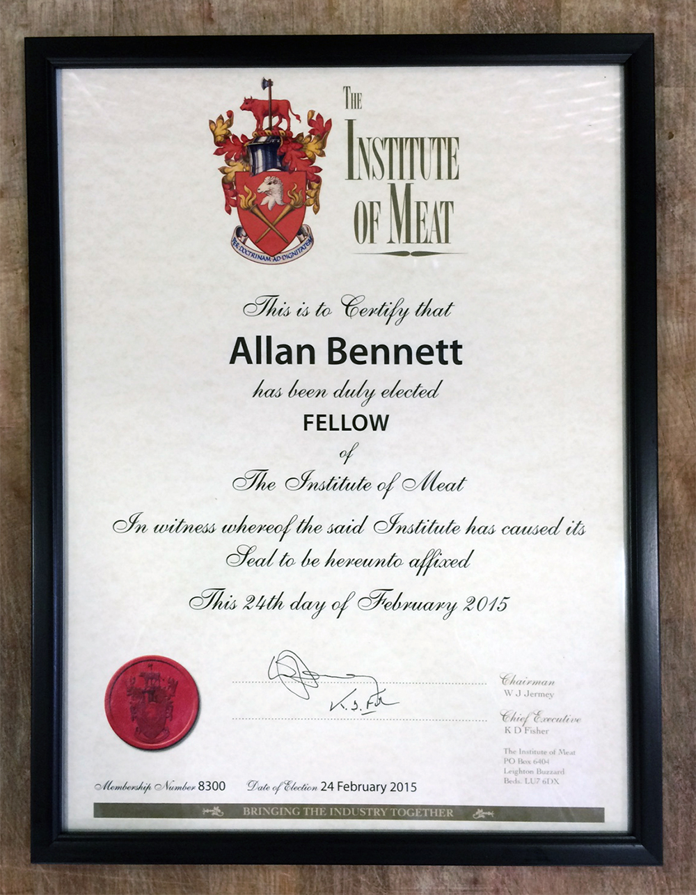 the institute of meat award