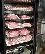 bacon in a fridge